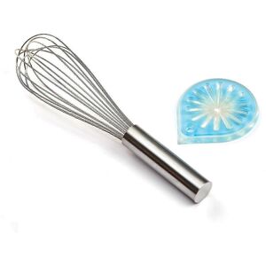 Unbranded 2-Piece Stainless Steel Egg Whisk and Liquid Scraper Set - Durable Baking Tools Unbranded 2-Piece Stainless Steel Egg Whisk and Liquid Scraper Set - Durable Baking Tools