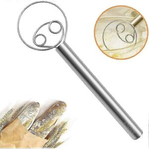 Unbranded Dough Whisk, Bread Mixer, Danish Dough Whisk for Bread Making, Large Stainless S Unbranded Dough Whisk, Bread Mixer, Danish Dough Whisk for Bread Making, Large Stainless S