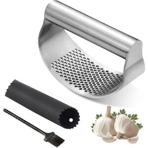 Unbranded Stainless Steel Rocking Garlic Press - Garlic Chopper, Handheld Garlic Crusher, Unbranded Stainless Steel Rocking Garlic Press - Garlic Chopper, Handheld Garlic Crusher,