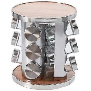 Unbranded Stainless Steel Multi-Layer Rotating Spice Rack Nordic Style Spice Bottle Set Unbranded Stainless Steel Multi-Layer Rotating Spice Rack Nordic Style Spice Bottle Set