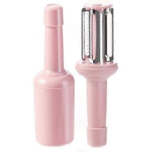 Unbranded x 3 in 1 Multi-Function Peeler with Cover, Fruit and Potato Scraper Knife, Ginge Unbranded x 3 in 1 Multi-Function Peeler with Cover, Fruit and Potato Scraper Knife, Ginge