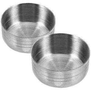 Unbranded Set of 2 stainless steel cocktail shaker lids Unbranded Set of 2 stainless steel cocktail shaker lids