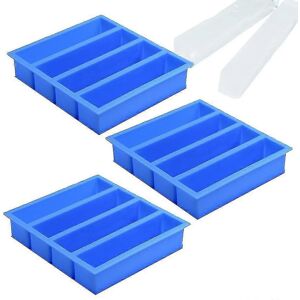 Unbranded (Blue) Silicone Ice Cube Tray for Water Bottles, 12 Cavity Ice Cube Mold, Long I Unbranded (Blue) Silicone Ice Cube Tray for Water Bottles, 12 Cavity Ice Cube Mold, Long I