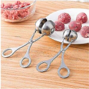 Unbranded Meatball Maker, Stainless Steel Non-Stick Tongs, Ice Cube Tongs, Cookie Dough Sc Unbranded Meatball Maker, Stainless Steel Non-Stick Tongs, Ice Cube Tongs, Cookie Dough Sc