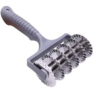 Unbranded (Grey) Non-slip Rolling Pin Pastry Cutter, Long Handle, Comfortable Grip, Stainl Unbranded (Grey) Non-slip Rolling Pin Pastry Cutter, Long Handle, Comfortable Grip, Stainl