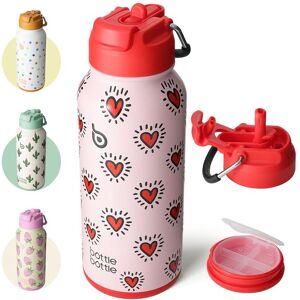 Unbranded (Heart Beats) BOTTLE BOTTLE Insulated Water Bottle 950ml(32oz) Stainless Steel S Unbranded (Heart Beats) BOTTLE BOTTLE Insulated Water Bottle 950ml(32oz) Stainless Steel S