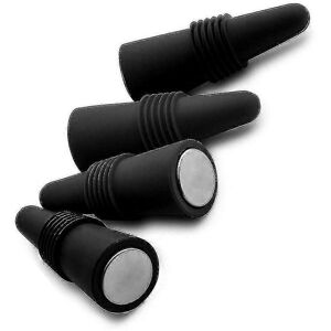 Unbranded Pack Silicone Bottle Stoppers for Wine, Beverage, Soda, Beer, Black Unbranded Pack Silicone Bottle Stoppers for Wine, Beverage, Soda, Beer, Black