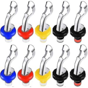 Unbranded Pack of 10 Silicone Wine Stoppers, Manual Cork Wine Bottle Stoppers - Yvan Unbranded Pack of 10 Silicone Wine Stoppers, Manual Cork Wine Bottle Stoppers - Yvan
