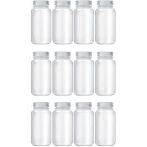 Unbranded 12 Pack Pill Bottles, Sample Bottles, Wide Mouth Reagent Bottles, Plastic with S Unbranded 12 Pack Pill Bottles, Sample Bottles, Wide Mouth Reagent Bottles, Plastic with S