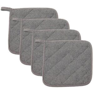 Unbranded (Dark Grey) Set of 4 Oven Mitts and Pot Holders for Baking, Microwave Safe, BBQ, Unbranded (Dark Grey) Set of 4 Oven Mitts and Pot Holders for Baking, Microwave Safe, BBQ,