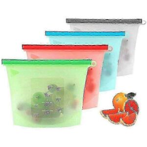 Unbranded Reusable Silicone Food Bags, Fruit, Vegetable and Meat Storage Bags, Multipurpos Unbranded Reusable Silicone Food Bags, Fruit, Vegetable and Meat Storage Bags, Multipurpos