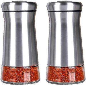 Unbranded Salt and Pepper Shaker Set (Conical) - Spice Dispenser with Adjustable Pour Hole Unbranded Salt and Pepper Shaker Set (Conical) - Spice Dispenser with Adjustable Pour Hole