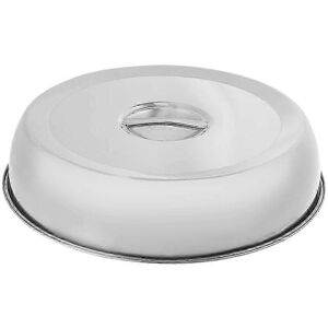 Unbranded (18.00X18.00X3.00CM-Silver) Stainless Steel Steak Cover with Handle Metal Steak Unbranded (18.00X18.00X3.00CM-Silver) Stainless Steel Steak Cover with Handle Metal Steak