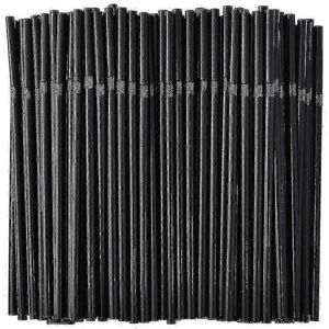 Unbranded (500pcs) 500/200/100pcs Black Flexible Drinking Straws Disposable Plastic Straws Unbranded (500pcs) 500/200/100pcs Black Flexible Drinking Straws Disposable Plastic Straws
