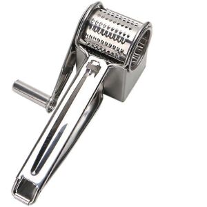 Unbranded Classic Stainless Steel Rotary Cheese Grater for Fondue, Chocolate, Baking, Cook Unbranded Classic Stainless Steel Rotary Cheese Grater for Fondue, Chocolate, Baking, Cook