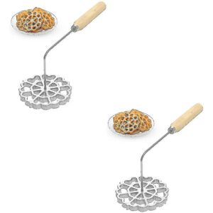 Unbranded (2 pcs) Bunuelos Mold with Wooden Handle, Achappam Mold, Aluminum Bunuelos Cooki Unbranded (2 pcs) Bunuelos Mold with Wooden Handle, Achappam Mold, Aluminum Bunuelos Cooki