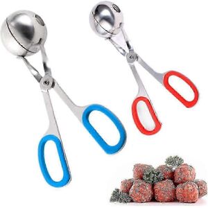 Unbranded Set of 2 Stainless Steel Meatball Tongs, Removable Kitchen Utensils and Ice Tong Unbranded Set of 2 Stainless Steel Meatball Tongs, Removable Kitchen Utensils and Ice Tong