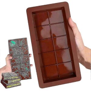 Unbranded (1 pc) Chocolate Mold Silicone Chocolate Mold, 1 Pack Silicone Molds, Deep Choco Unbranded (1 pc) Chocolate Mold Silicone Chocolate Mold, 1 Pack Silicone Molds, Deep Choco