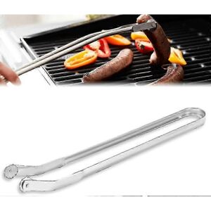 Unbranded (1pc) BBQ Sausage Turner Tongs, Stainless Steel BBQ Kitchen Tongs, Long Handled Unbranded (1pc) BBQ Sausage Turner Tongs, Stainless Steel BBQ Kitchen Tongs, Long Handled