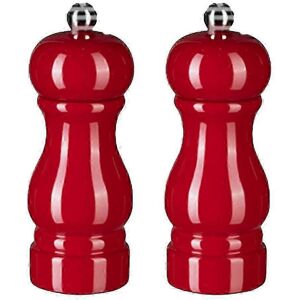 Unbranded Salt and Pepper Grinder Set (5 inch - Red), Manual Pepper Mills with Adjustable Unbranded Salt and Pepper Grinder Set (5 inch - Red), Manual Pepper Mills with Adjustable