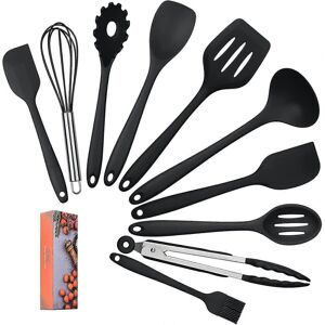 Unbranded Silicone Kitchen Utensil Set (10 Pieces) - Heat Resistant Cooking Utensils & Bak Unbranded Silicone Kitchen Utensil Set (10 Pieces) - Heat Resistant Cooking Utensils & Bak