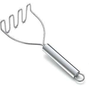 Unbranded Heavy duty stainless steel potato masher with firm grip, perfect for mashing bab Unbranded Heavy duty stainless steel potato masher with firm grip, perfect for mashing bab