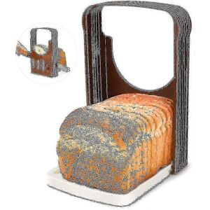Unbranded Foldable and Adjustable Bread Slicer, Fast Cutting, Even Thickness, Bread Knife Unbranded Foldable and Adjustable Bread Slicer, Fast Cutting, Even Thickness, Bread Knife