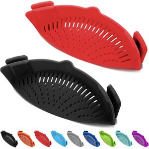 Unbranded Pack Clip-on Colanders, Strainers for Pasta, Meat, Vegetables, Fruits, Silicone Unbranded Pack Clip-on Colanders, Strainers for Pasta, Meat, Vegetables, Fruits, Silicone