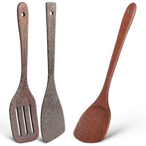 Unbranded Piece Kitchen Spatula Set, Wood Turner, Flat Spatula, Non-Stick Slotted Spatula, Unbranded Piece Kitchen Spatula Set, Wood Turner, Flat Spatula, Non-Stick Slotted Spatula,