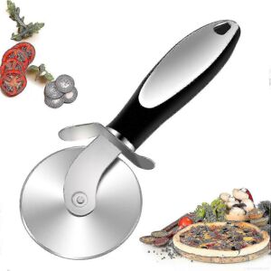 Unbranded Stainless Steel Pizza Roller, Professional and Safe Pizza Cutter, Practical Pizz Unbranded Stainless Steel Pizza Roller, Professional and Safe Pizza Cutter, Practical Pizz