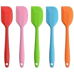 Unbranded Silicone Spatulas, 8.5 Inch Small Heat Resistant Non-Stick Flexible Rubber Scrap Unbranded Silicone Spatulas, 8.5 Inch Small Heat Resistant Non-Stick Flexible Rubber Scrap