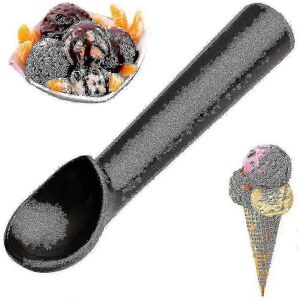 Unbranded 18cm Long Non-Stick Anti-Freeze Ice Cream Scoop (Black) - Mishan Unbranded 18cm Long Non-Stick Anti-Freeze Ice Cream Scoop (Black) - Mishan
