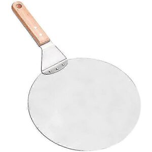 Unbranded Stainless Steel Pizza Peel with Wooden Handle, Pizza Pusher for Pizza Stone, Bre Unbranded Stainless Steel Pizza Peel with Wooden Handle, Pizza Pusher for Pizza Stone, Bre
