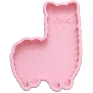 Unbranded Set of 2 silicone alpaca cake molds, 15 cm, pink Unbranded Set of 2 silicone alpaca cake molds, 15 cm, pink