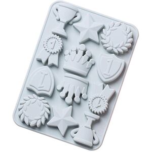 Unbranded Cute Crown Shape Silicone Cake Mold (Blue) for Cake Making Unbranded Cute Crown Shape Silicone Cake Mold (Blue) for Cake Making