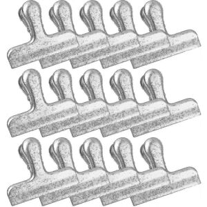 Unbranded 15 Pack Food Bag Clips - Stainless Steel Air Fry and Coffee Bag Clips - Leakproo Unbranded 15 Pack Food Bag Clips - Stainless Steel Air Fry and Coffee Bag Clips - Leakproo