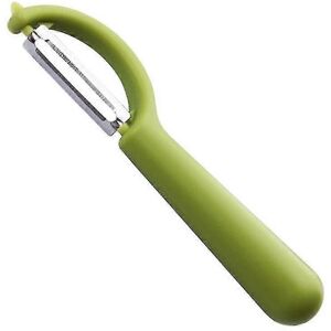 Unbranded (Green) Stainless Steel Potato Peeler with Handle, Kitchen Utensil Unbranded (Green) Stainless Steel Potato Peeler with Handle, Kitchen Utensil