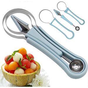 Unbranded in 1 Fruit Utensil Set: Melon Baller, Watermelon Scoop, Stainless Steel Fruit Ca Unbranded in 1 Fruit Utensil Set: Melon Baller, Watermelon Scoop, Stainless Steel Fruit Ca