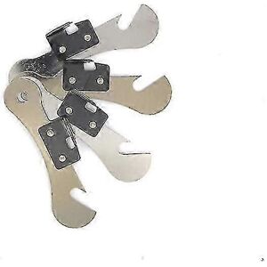 Unbranded Stainless Steel Manual Can Opener, Silver, 9.5cm x 3cm Unbranded Stainless Steel Manual Can Opener, Silver, 9.5cm x 3cm
