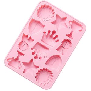 Unbranded Cute Crown Shape Silicone Cake Mold (Pink) for Cake Making Unbranded Cute Crown Shape Silicone Cake Mold (Pink) for Cake Making