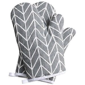 Unbranded Pack Oven Mitts Non-Slip Heat Resistant Cotton Oven Gloves for Cooking, Baking a Unbranded Pack Oven Mitts Non-Slip Heat Resistant Cotton Oven Gloves for Cooking, Baking a