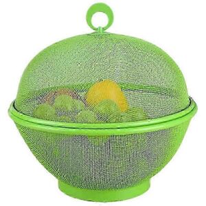 Unbranded (Green) Large Capacity Mesh Fruit Basket with Lid Fly Proof Unbranded (Green) Large Capacity Mesh Fruit Basket with Lid Fly Proof