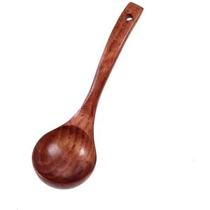 Unbranded (L) Heat Resistant Soup Serving Ladle Anti-scald Handle Wooden Kitchen Utensils Unbranded (L) Heat Resistant Soup Serving Ladle Anti-scald Handle Wooden Kitchen Utensils