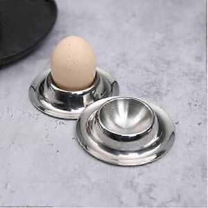 Unbranded Set of 2 stainless steel boiled egg holders, kitchen utensils Unbranded Set of 2 stainless steel boiled egg holders, kitchen utensils