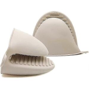 Unbranded Thick Silicone Oven Mitt, Mini Heat Resistant Pot Holder (Beige) Unbranded Thick Silicone Oven Mitt, Mini Heat Resistant Pot Holder (Beige)