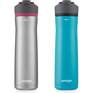 Contigo Cortland Chill 2.0 Vacuum-Insulated Stainless Steel Water Bottle Spill- Contigo Cortland Chill 2.0 Vacuum-Insulated Stainless Steel Water Bottle Spill-