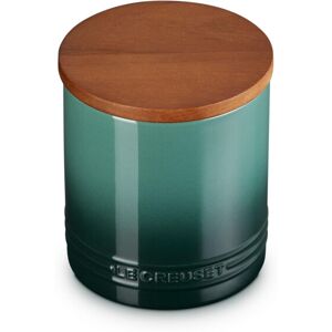 Le Creuset Signature Salt Cellar and Storage Canister with Wood Lid 1.2 qt. Arti Le Creuset Signature Salt Cellar and Storage Canister with Wood Lid 1.2 qt. Arti