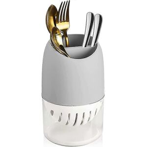 Unbranded Utensil Holder - Multifunctional Cutlery Holder with Drainer and Water Tray - Di Unbranded Utensil Holder - Multifunctional Cutlery Holder with Drainer and Water Tray - Di