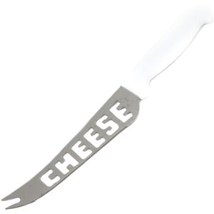 Unbranded Stainless Steel Blade Cheese Knife with Plastic Handle, 9.5 inch Blade, White Unbranded Stainless Steel Blade Cheese Knife with Plastic Handle, 9.5 inch Blade, White