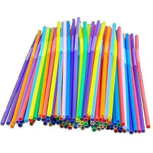 Unbranded (1000Pcs Neon Color) 1000x Bendable Plastic Straws Colorful Straws Birthday Wedd Unbranded (1000Pcs Neon Color) 1000x Bendable Plastic Straws Colorful Straws Birthday Wedd